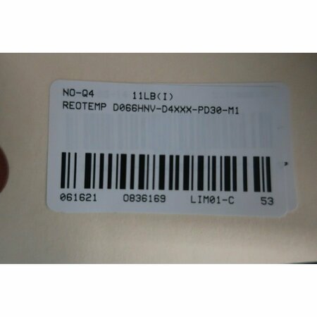 Reotemp REOTEMP D066HNV-D4XXX-PD30-M1 6IN 0-30PSI PRESSURE GAUGE D066HNV-D4XXX-PD30-M1